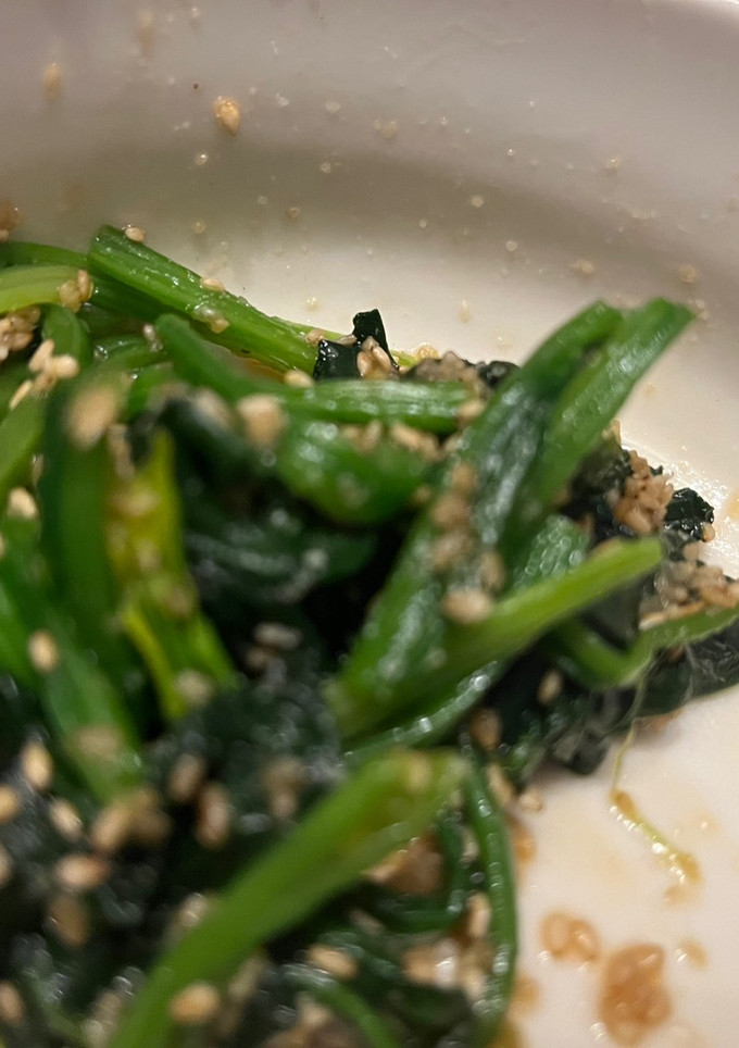 ほうれん草の胡麻和え(しょっぱ目)-レシピのメイン写真