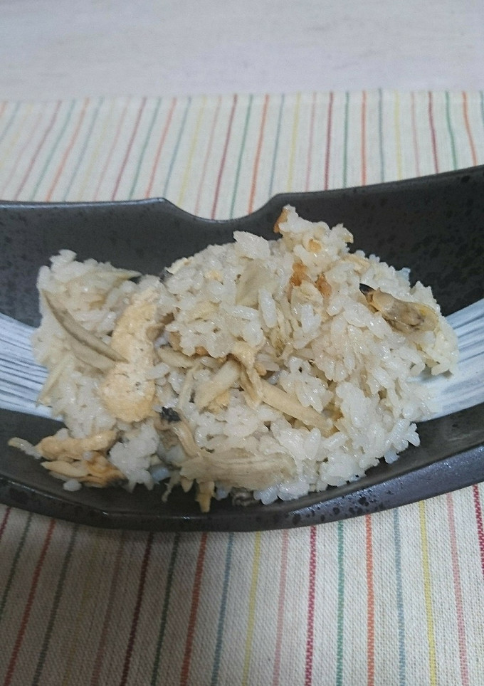 美味！ごぼう香るあさりの炊き込みご飯-レシピのメイン写真