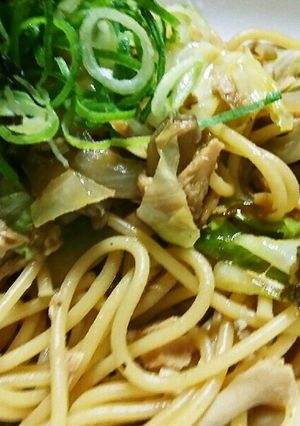 極ウマー!ツナと高菜漬けの和風パスタ♪-レシピのメイン写真