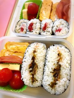 辛子明太高菜おにぎらず!-レシピのメイン写真