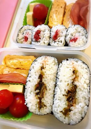 辛子明太高菜おにぎらず！-レシピのメイン写真