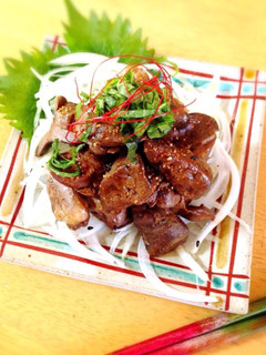 鶏レバーの梅酢煮-レシピのメイン写真