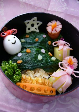 ポテトのＢＯＸ☆クリスマスキャラ弁-レシピのメイン写真