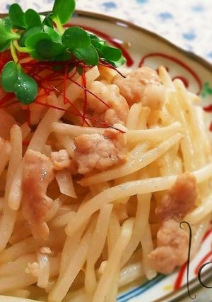 お酢でさっぱり♪もやしのにんにく炒め-レシピのメイン写真