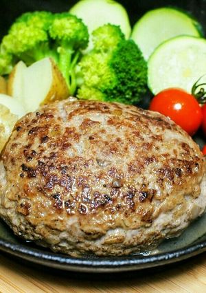 スキレットハンバーグ-レシピのメイン写真