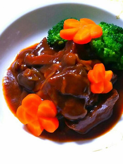 低糖質レシピ☆牛肉の赤ワイン煮込み-レシピのメイン写真