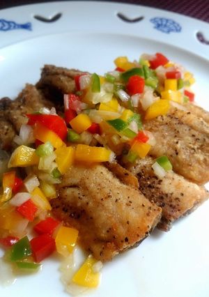 鯵のエスカベシュ【柏市学校給食】-レシピのメイン写真