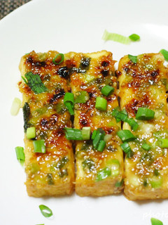 厚揚げの胡麻ねぎ味噌マヨネーズ焼き-レシピのメイン写真