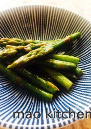 グリーンアスパラの揚げ浸し-レシピのメイン写真
