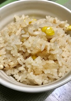 旬＊簡単夏野菜のとうもろこし御飯-レシピのメイン写真