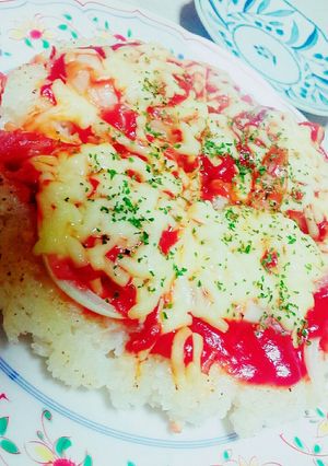 ライスピザ(余り飯)-レシピのメイン写真