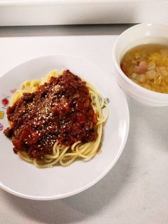 ボロネーゼ風パスタ-レシピのメイン写真