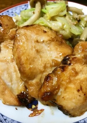 柔らかジューシーむね肉のはちみつ味噌焼き-レシピのメイン写真