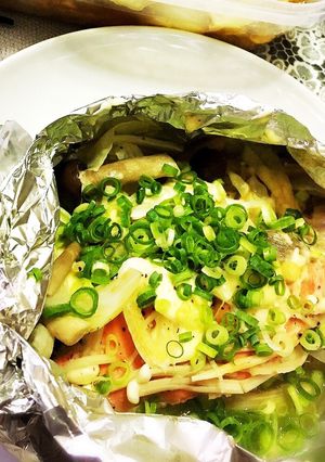 フライパンで☆簡単鮭のホイル焼き-レシピのメイン写真