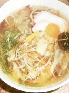 素蕎麦にきのこあん乗っけ-レシピのメイン写真