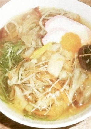 素蕎麦にきのこあん乗っけ-レシピのメイン写真