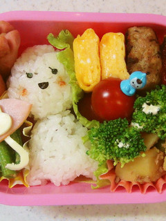 幼稚園 お弁当 てるてるぼうず&傘-レシピのメイン写真
