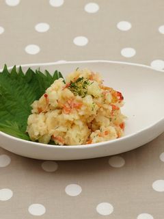 明太子と桜海老のポテトサラダ-レシピのメイン写真