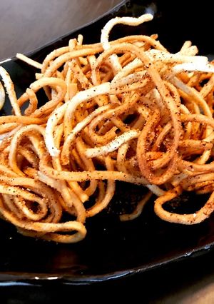 時短リメイク☆簡単うどんスナック☆残り物-レシピのメイン写真