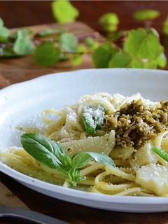 しらすのジェノベーゼのパスタ 三角屋水産-レシピのメイン写真