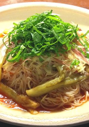 素麺の麺つゆ　トマトソース+梅酵母-レシピのメイン写真