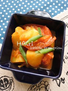 【管理栄養士考案】トマじゃが煮-レシピのメイン写真
