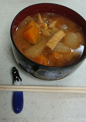 ゆーご(夕顔)の味噌汁母の味-レシピのメイン写真