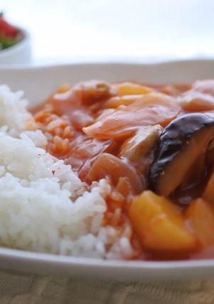 野菜ジュースで栄養たっぷりチキン煮込み-レシピのメイン写真