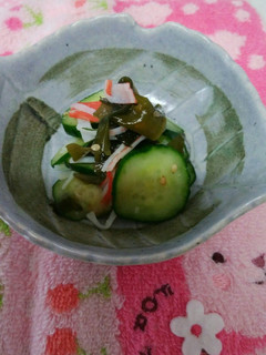 カットわかめでかんたん酢の物-レシピのメイン写真