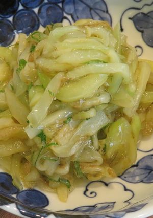 丸茄子の茄子そうめん-レシピのメイン写真