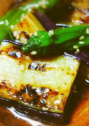 簡単！作り置きに♪茄子とししとうの煮浸し-レシピのメイン写真