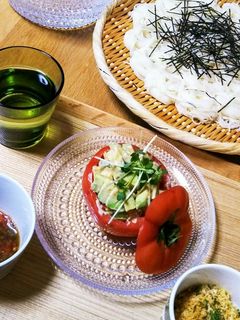さっぱり!めんつゆにトマト入れるだけ!-レシピのメイン写真
