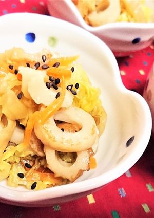 簡単★優しい味【白菜と竹輪の炒め煮】-レシピのメイン写真