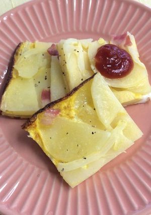 ひっくり返さないスパニッシュオムレツ-レシピのメイン写真