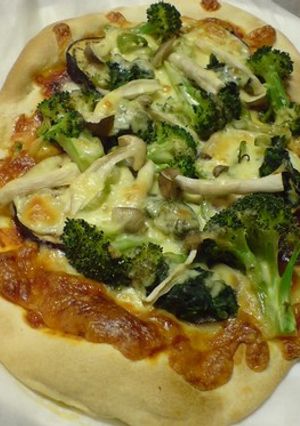 ハニー生地の野菜ピザ-レシピのメイン写真