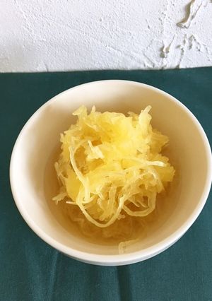 糸瓜（そうめん南瓜）の大和酵素入り酢の物-レシピのメイン写真