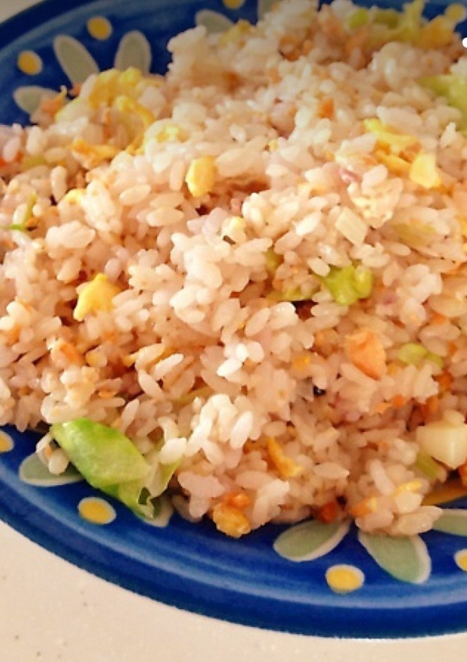鮭マヨ炒飯-レシピのメイン写真