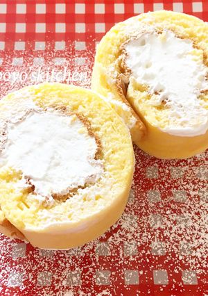 ﾎｯﾄｹｰｷﾐｯｸｽdeﾛｰﾙｹｰｷ-レシピのメイン写真