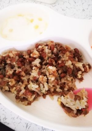 幼児食に☆納豆しらすチャーハン-レシピのメイン写真