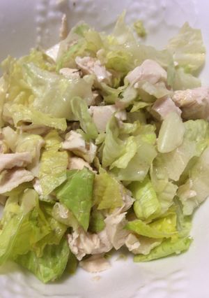 レタスと鶏ささみの塩麹サラダ-レシピのメイン写真