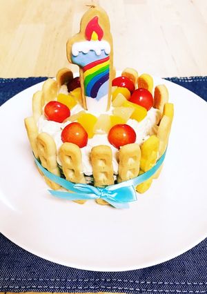 1歳 離乳食完了期 バースデーケーキ-レシピのメイン写真
