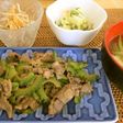 ゴーヤと牛肉のマヨ醤油炒め