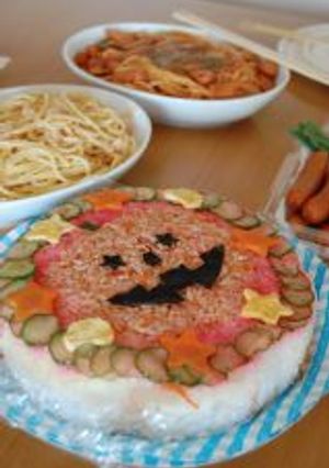 ハロウィン寿司-レシピのメイン写真
