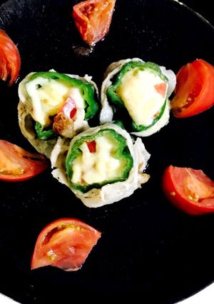 夏野菜たっぷり豚バラ巻き-レシピのメイン写真