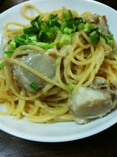 WホタテとWだしの和風マヨパスタ-レシピのメイン写真