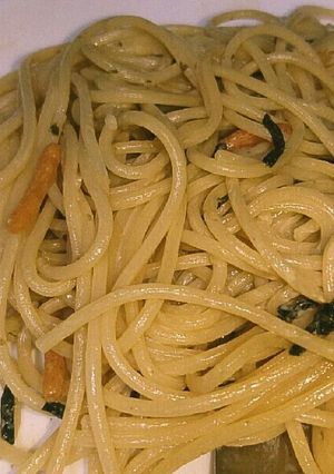 マヨポンお茶漬けの素ズボラスパゲティ-レシピのメイン写真