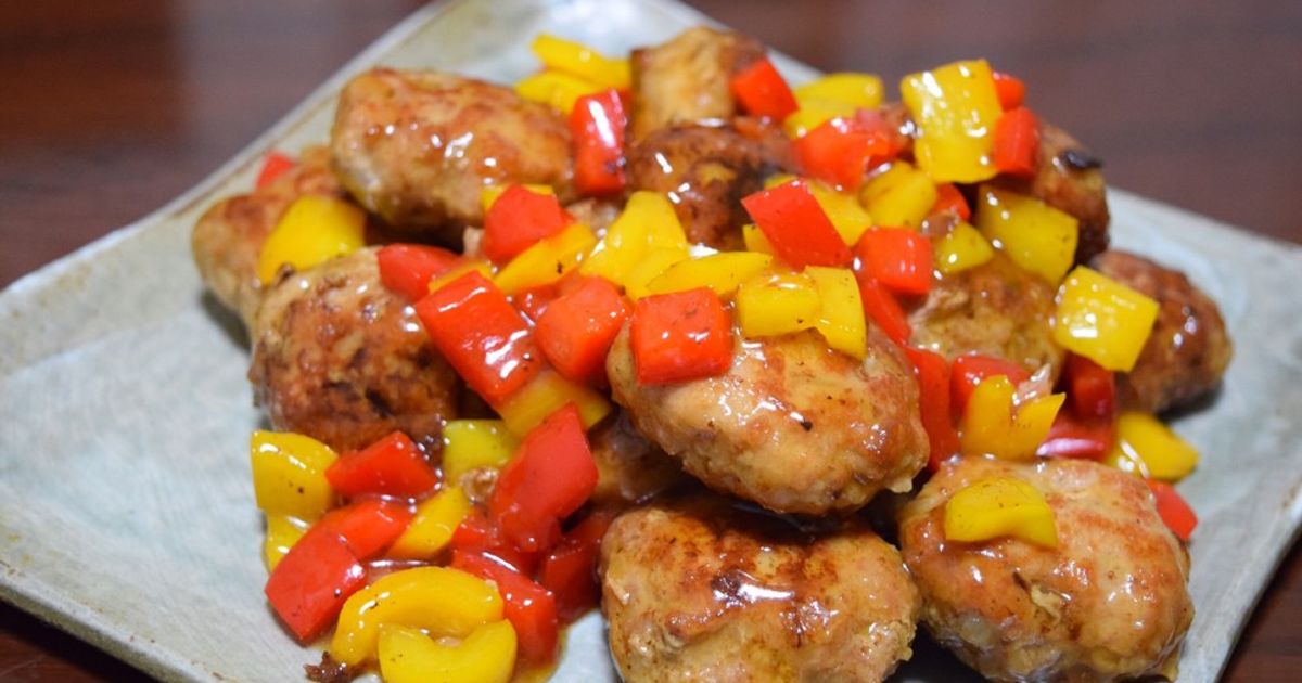 肉団子〜パプリカ甘酢あん♪ by AYACHIN＊ 【クックパッド】 簡単