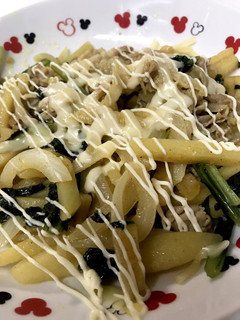 ポテトと豚肉のカレーパウダー炒め-レシピのメイン写真