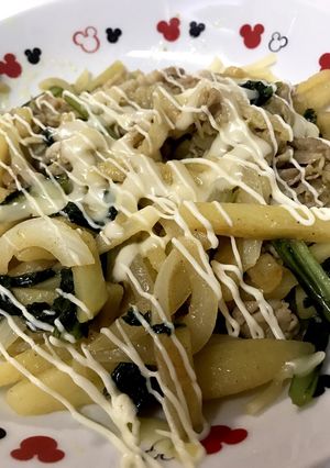 ポテトと豚肉のカレーパウダー炒め-レシピのメイン写真