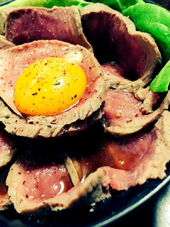 簡単ローストビーフ丼-レシピのメイン写真